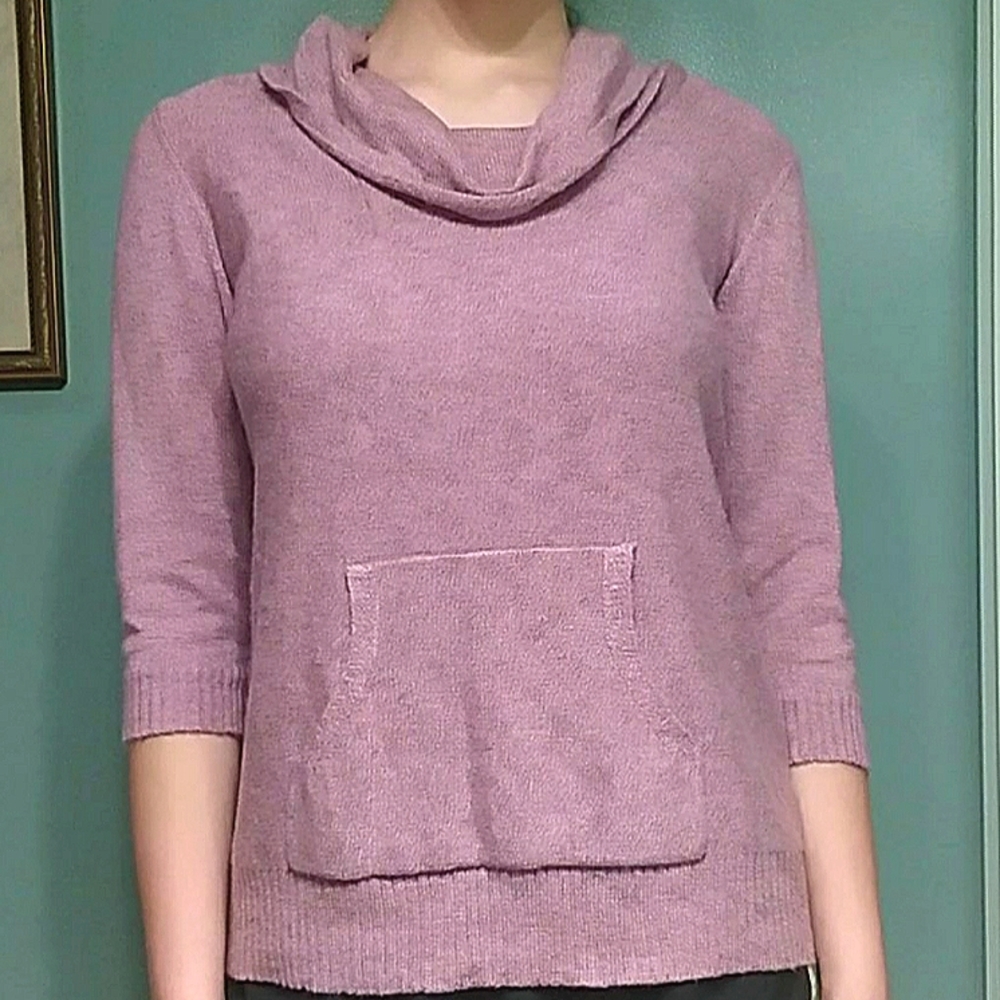 Cato Purple Cowl Necked Sweater (size large)